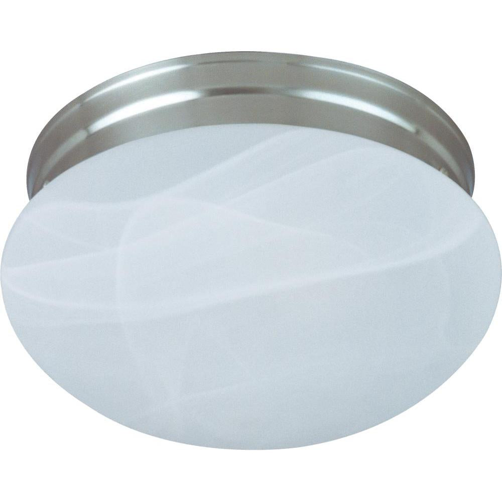 Maxim Lighting 5884MRSN Essentials 7.5 Inch Flush Mount Light – Satin Nickel