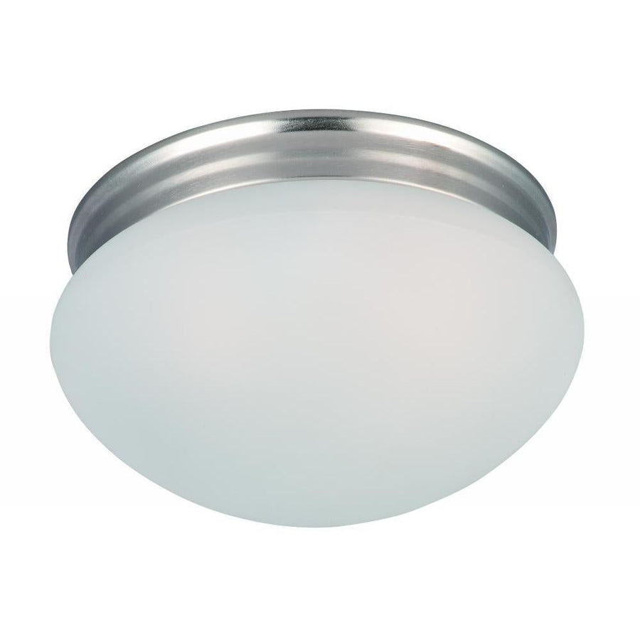 Maxim Lighting 5885FTSN Essentials 9 Inch Flush Mount Light – Satin Nickel