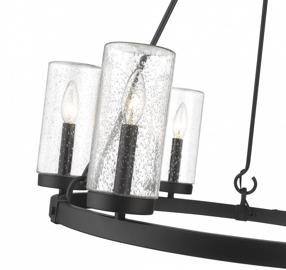 Z-Lite Lighting 589-6BK Outdoor Chandelier Nautical - Black