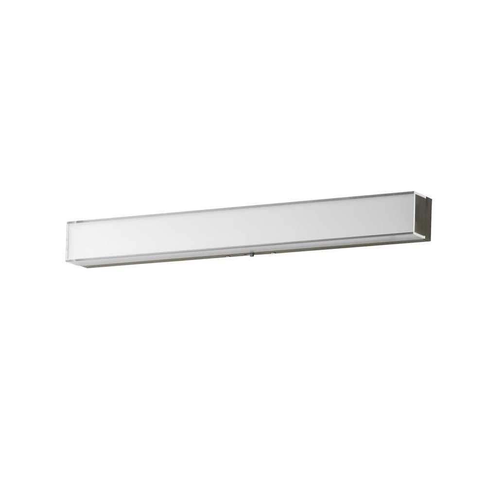 Edge 5 Inch Bathroom Vanity - Satin Nickel