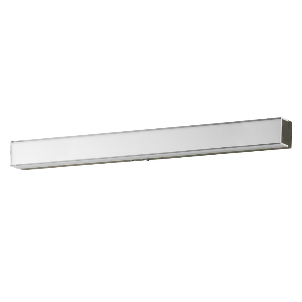 Edge 5 Inch Bathroom Vanity - Satin Nickel