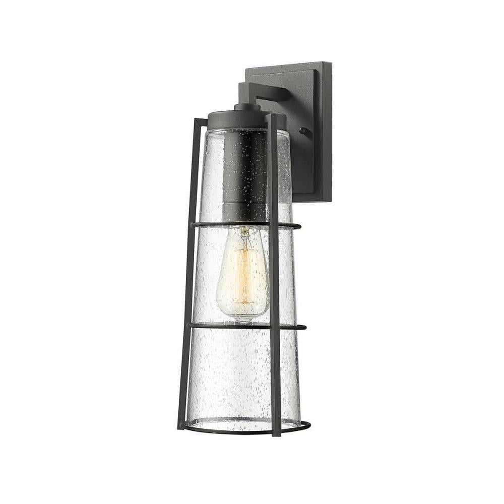 1 Light Outdoor Wall Light-Clear Seedy
