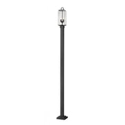 2 Light Outdoor Post Mounted Fixture-Clear Seedy
