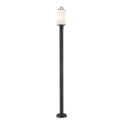 2 Light Outdoor Post Mounted Fixture-White Opal