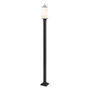2 Light Outdoor Post Mounted Fixture-White Opal