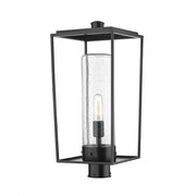 1 Light Outdoor Post Mount Fixture-Clear Seedy