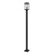 1 Light Outdoor Post Mounted Fixture-Clear