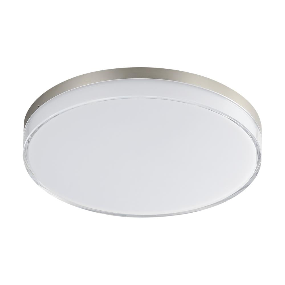 Edge 11 Inch Flush Mount Light – Satin Nickel