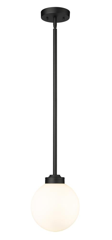 Z-Lite Lighting 597P8-BK Outdoor Pendant Mid Century Modern - Black