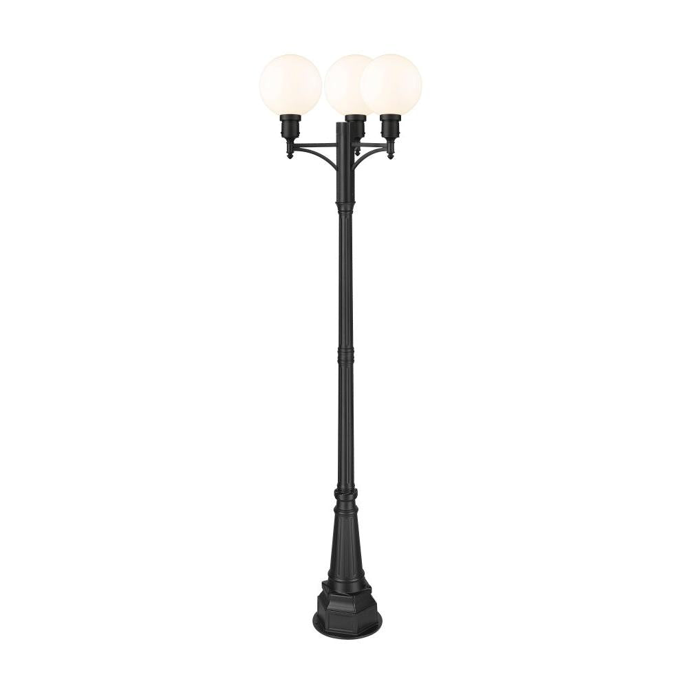 1 Light Outdoor Post Mount Fixture-Opal