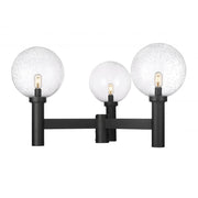 3 Light Outdoor Post Mount Fixture-Clear Seedy