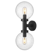 2 Light Outdoor Wall Light-Clear Seedy