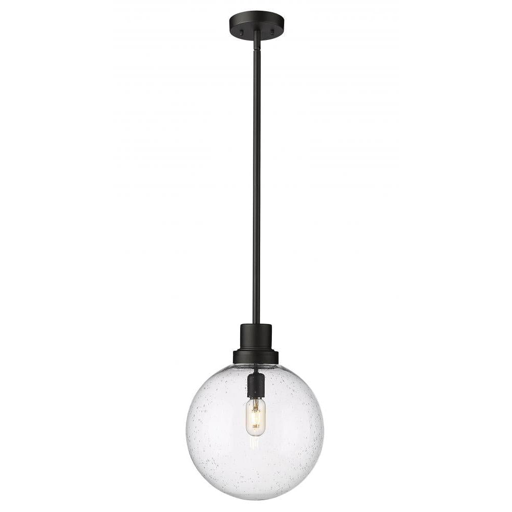 1 Light Outdoor Pendant-Clear Seedy
