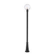 1 Light Outdoor Post Mounted Fixture-Clear Seedy