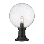 1 Light Outdoor Pier Mounted Fixture-Clear Seedy