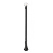 1 Light Outdoor Post Mounted Fixture-Clear Seedy