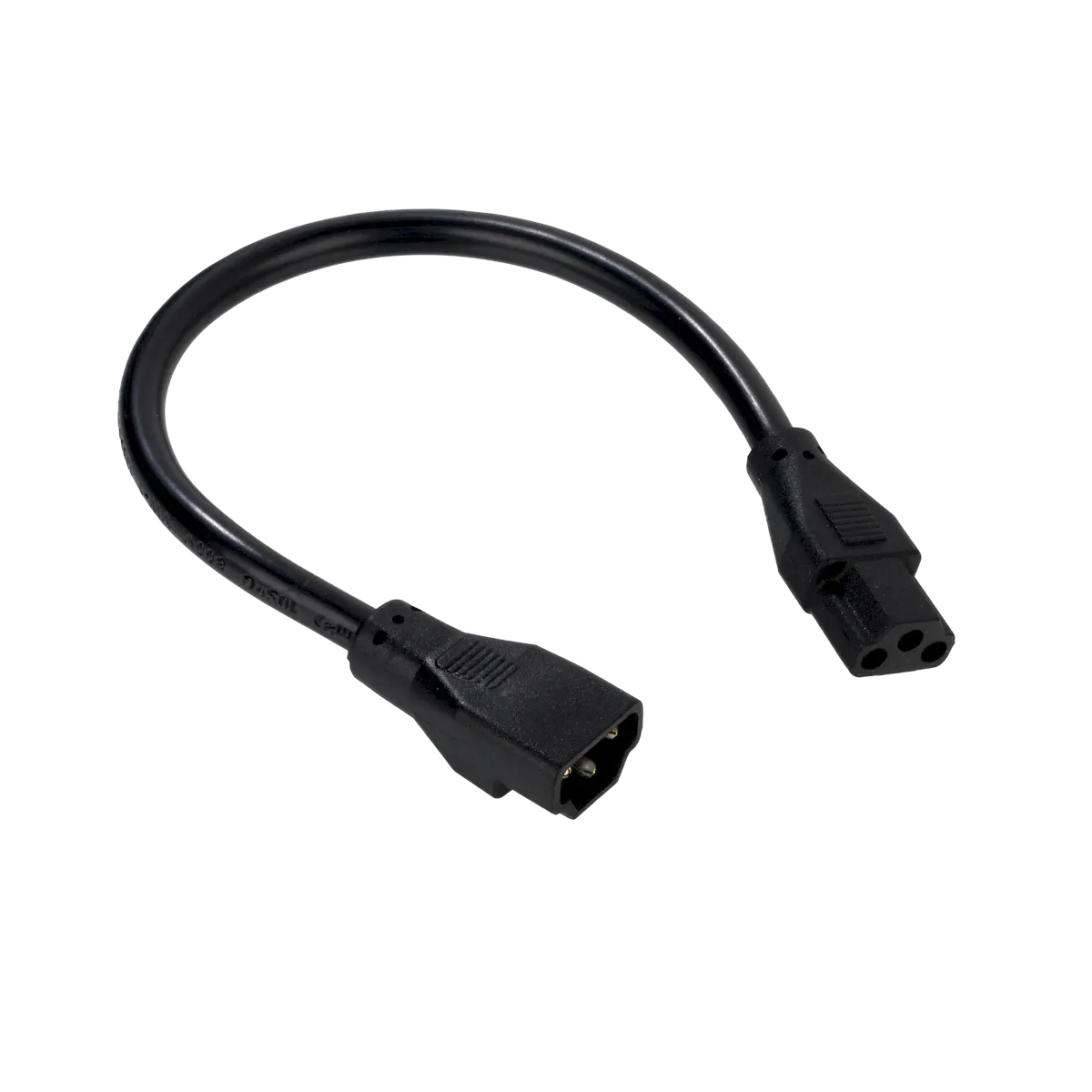 LED 5 Complete Undercabinet Linking Cable 6in in black