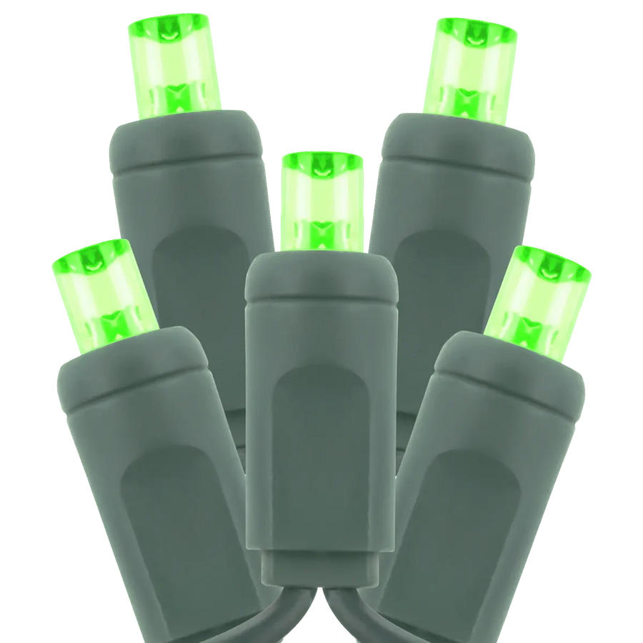 Commercial Coaxial Light String 5MM Green 50/6in