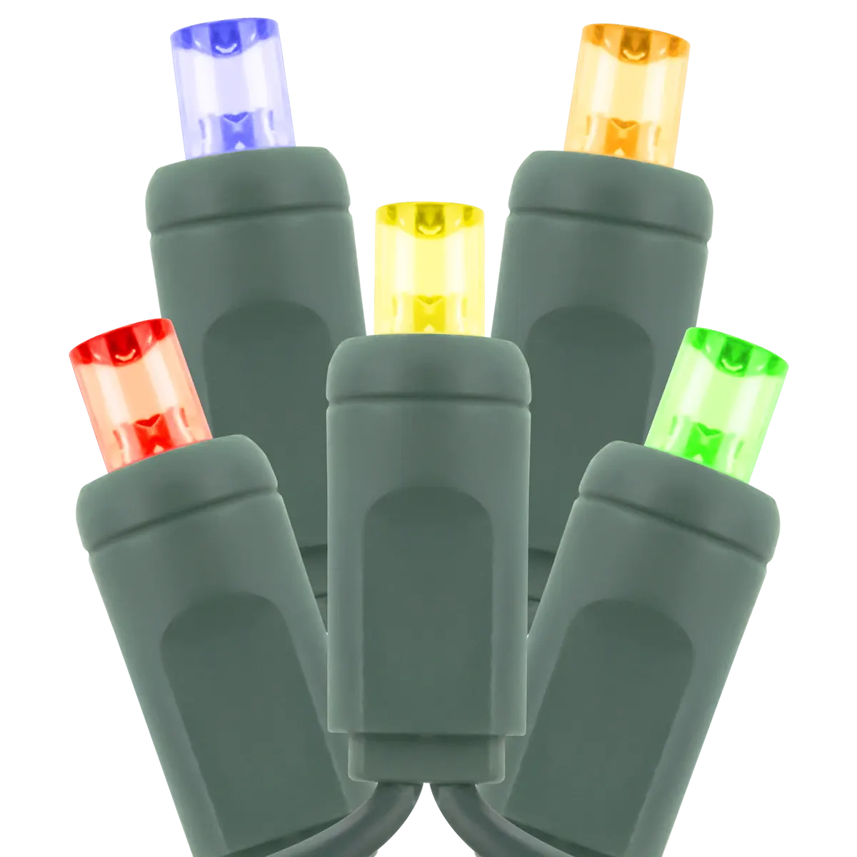 Commercial Coaxial Light String 5MM Multi 50/6in