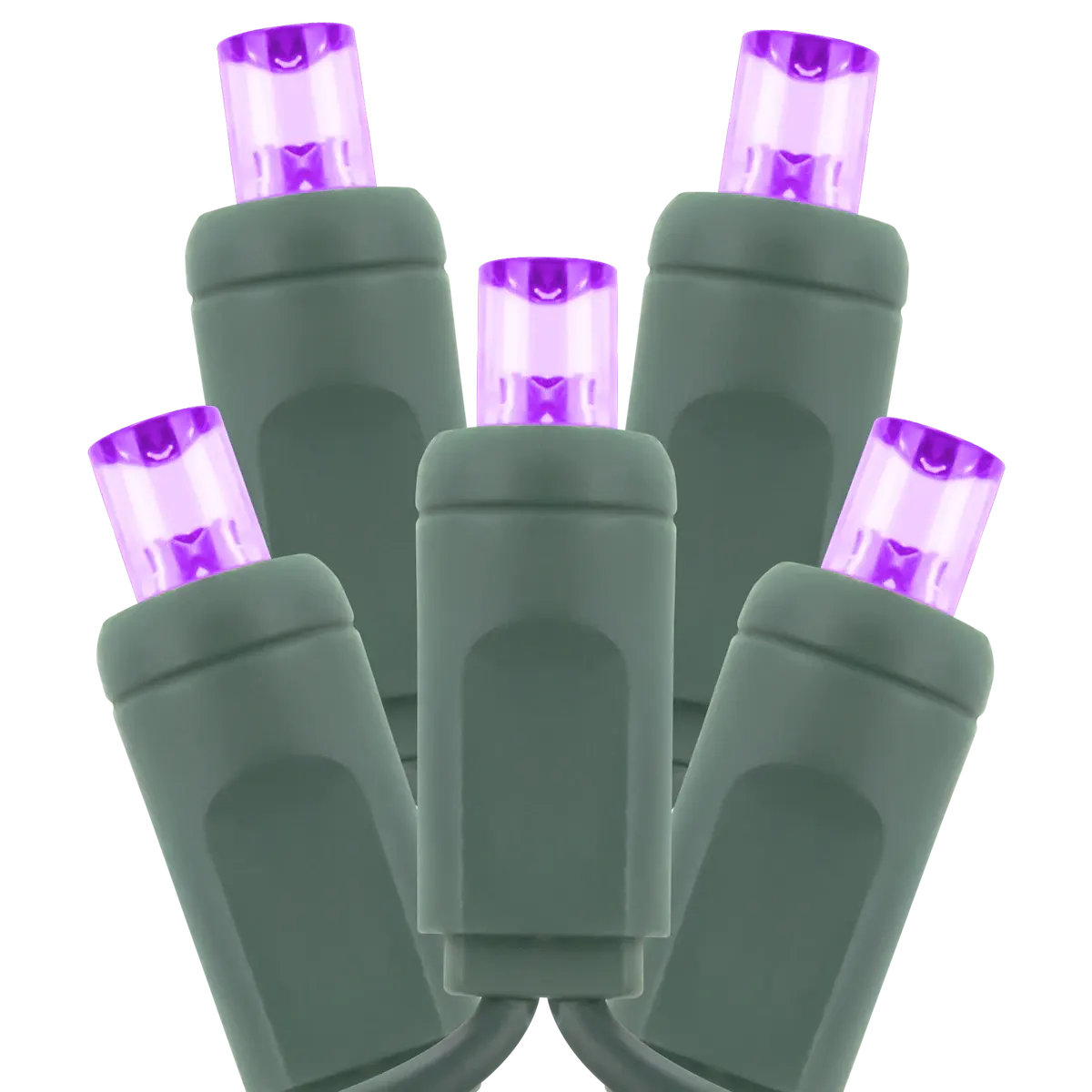 Commercial Coaxial Light String 5MM Purple 50/6in