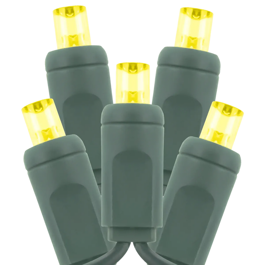 Commercial Coaxial Light String 5MM Yellow 50/6in