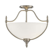 Herndon 3-Light Ceiling Light in Satin Nickel