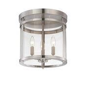 Penrose 3-Light Ceiling Light in Satin Nickel