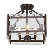 Glenwood 4-Light Ceiling Light in English Bronze