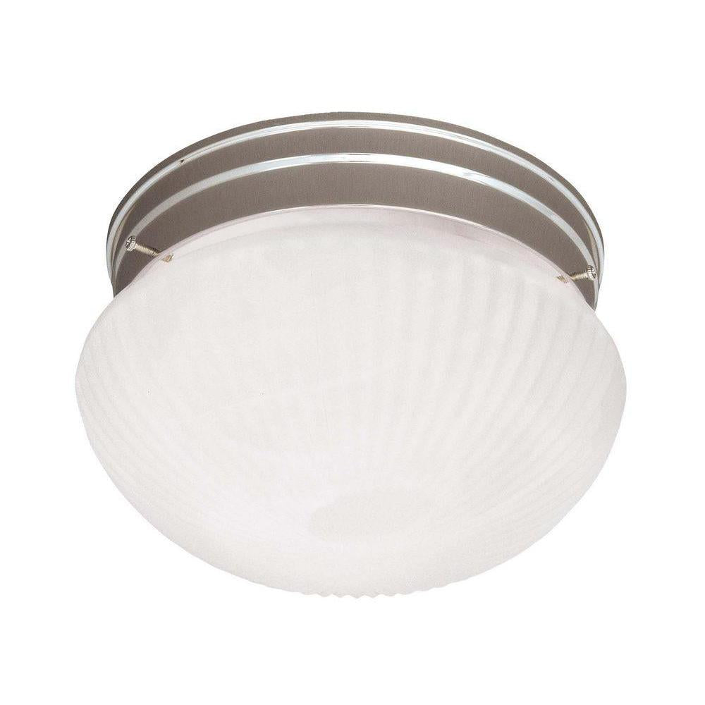 1-Light Ceiling Light in Satin Nickel