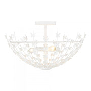 Birch 3-Light Ceiling Light in Bisque White