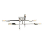 Lyrique 8-Light Ceiling Light in Polished Nickel