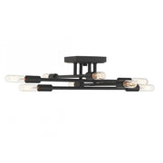 Lyrique 8-Light Ceiling Light in Matte Black