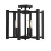 Benson 3-Light Ceiling Light in Matte Black