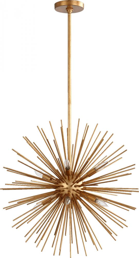 Quorum Lighting ELECTRA 600-8-74 Pendant Contemporary - Gold Leaf