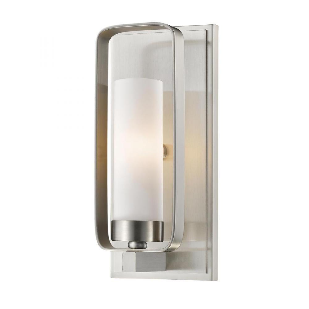 1 Light Wall Sconce-Matte Opal