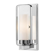 1 Light Wall Sconce-Matte Opal