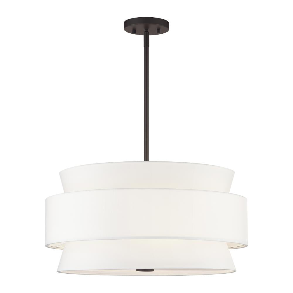 Livex Lighting FONTANA 60025-07 Pendant Mid Century Modern - Bronze