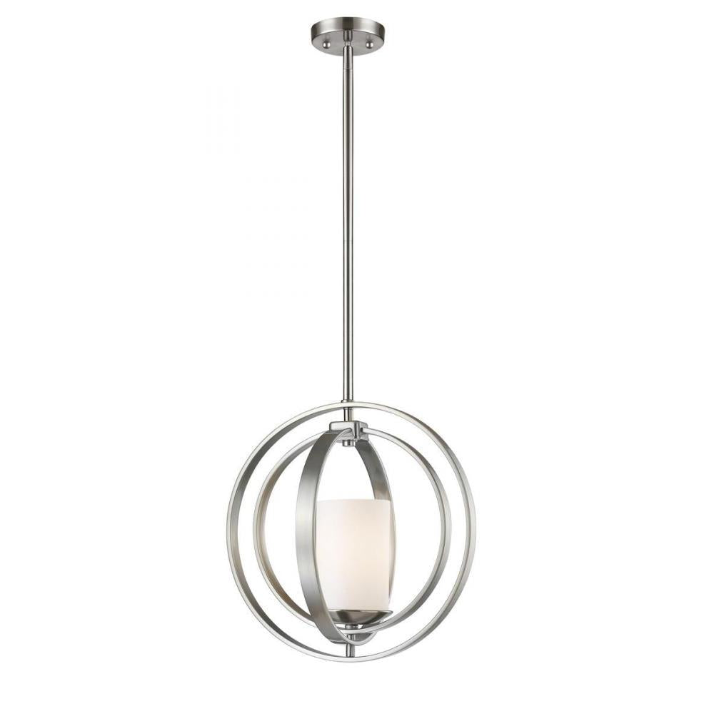 1 Light Pendant-Matte Opal