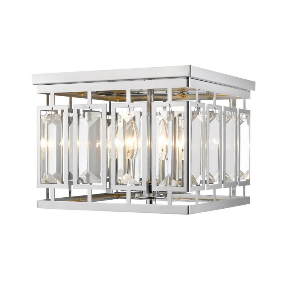 Z-Lite Lighting CHROMES 6006F-CH Flush Mount - Chrome