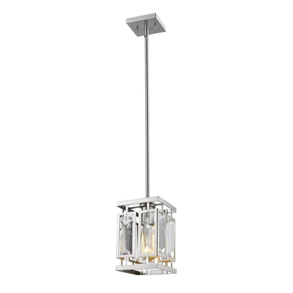 1 Light Pendant-Clear