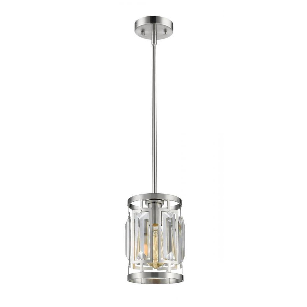 1 Light Pendant-Clear