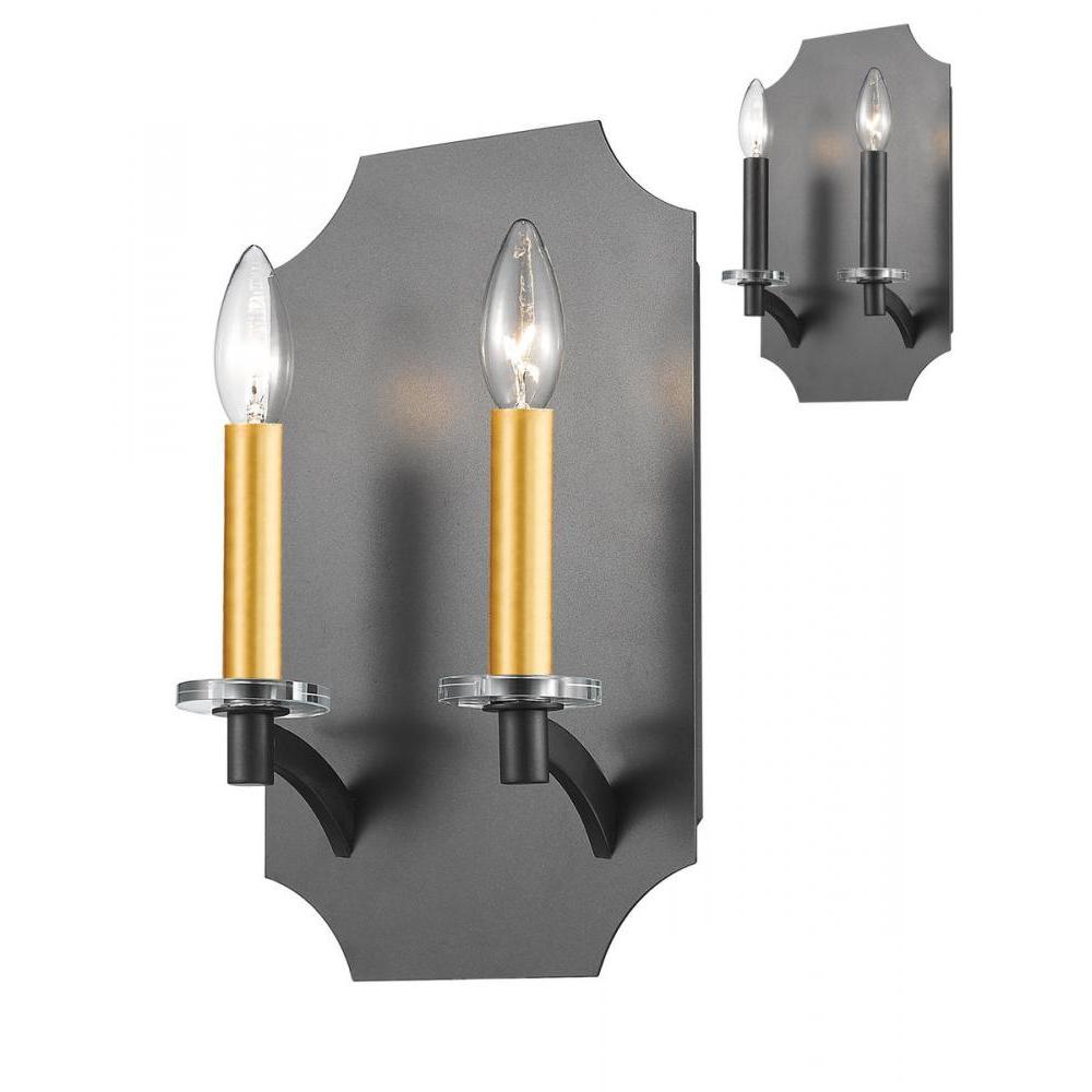 2 Light Wall Sconce