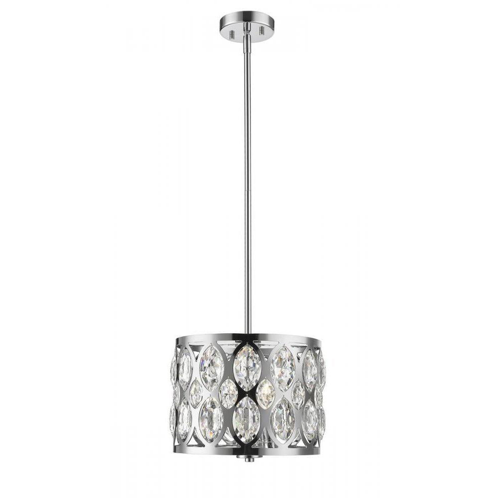 3 Light Chandelier-Chrome
