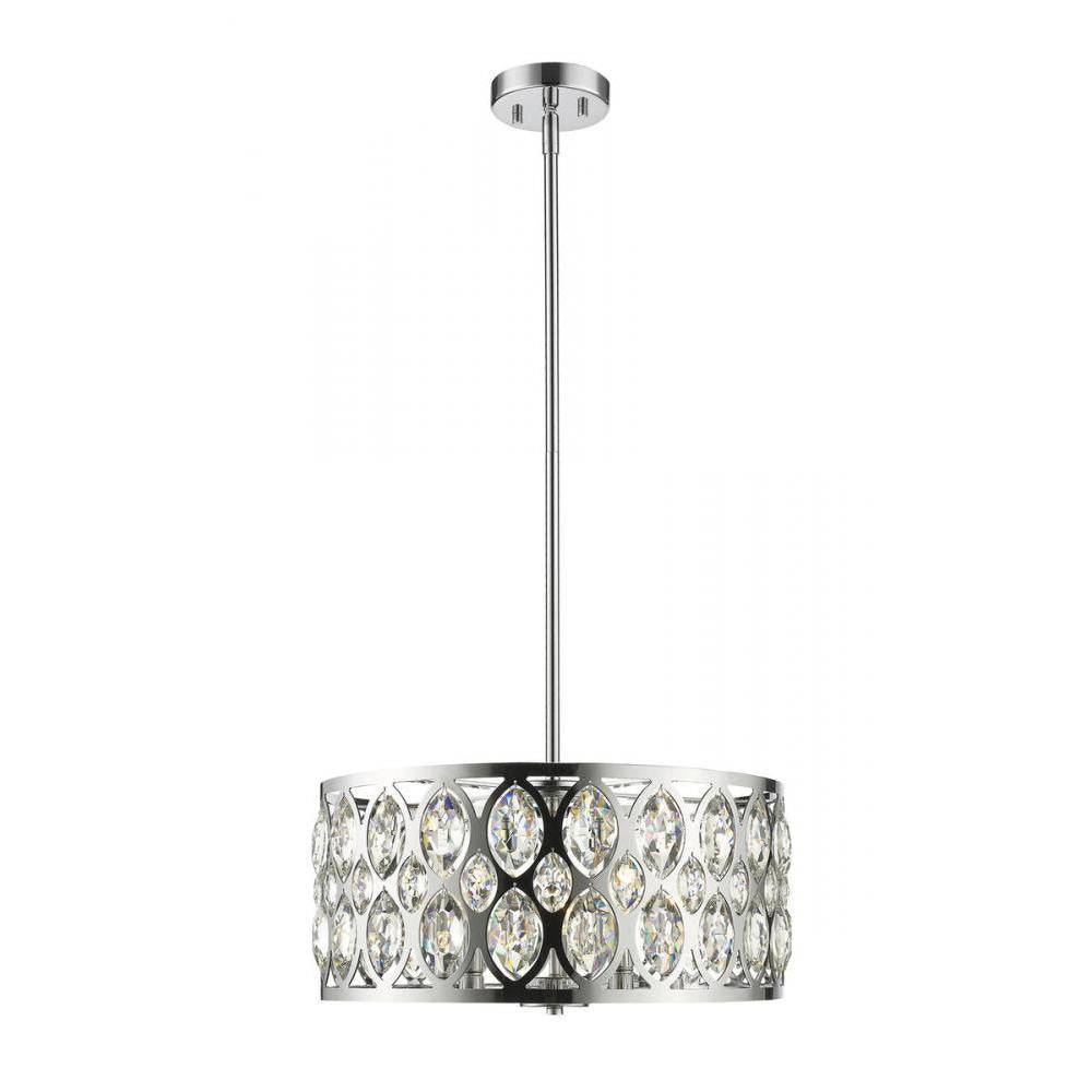 5 Light Chandelier-Chrome