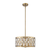 5 Light Chandelier-Heirloom Brass
