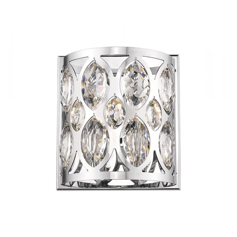 2 Light Wall Sconce-Chrome