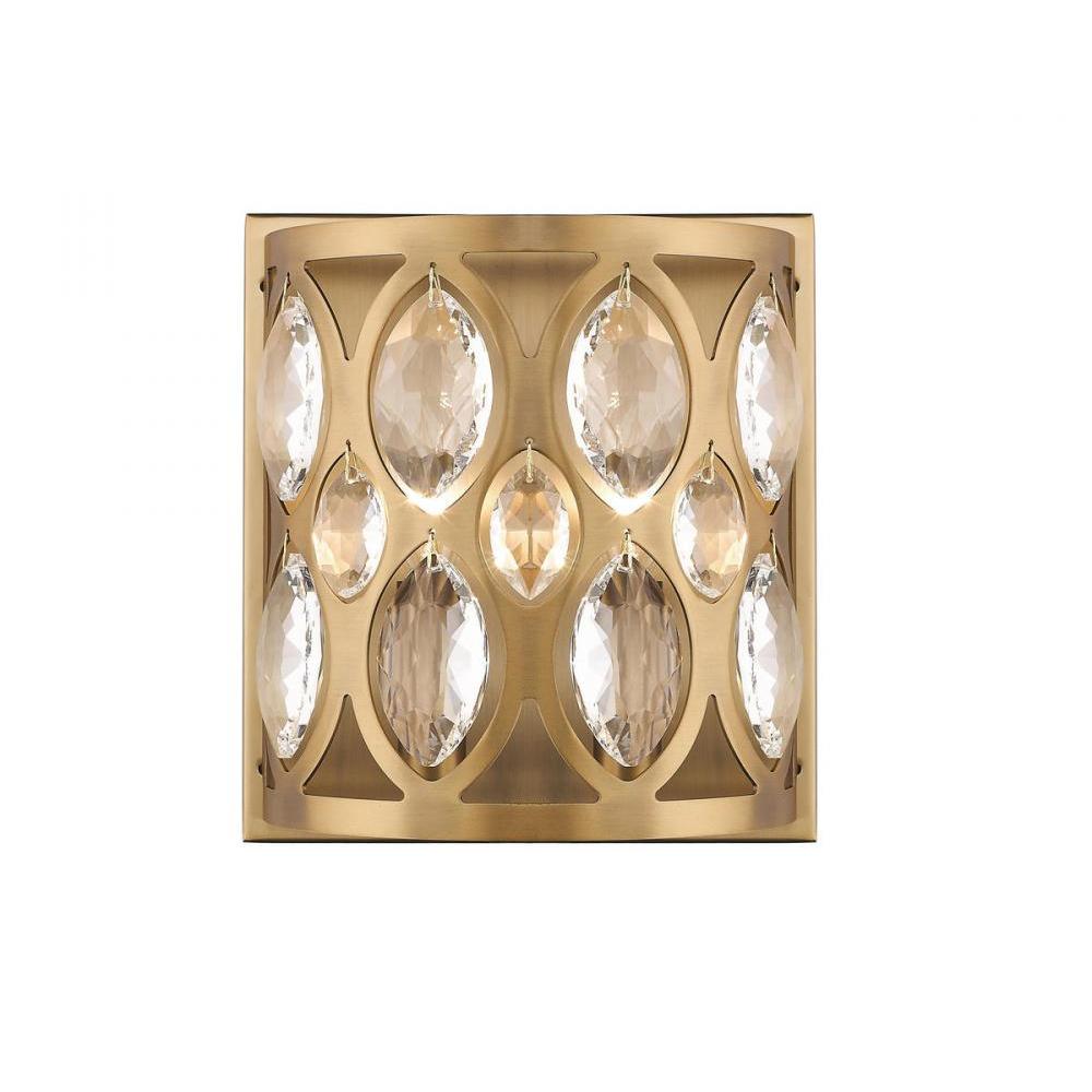 2 Light Wall Sconce-Heirloom Brass