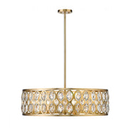 8 Light Chandelier-Heirloom Brass
