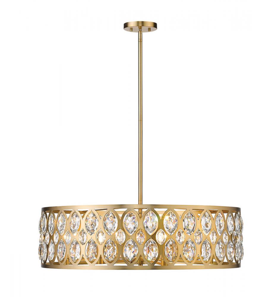 Z-Lite Lighting 6010-30HB Chandelier Transitional - Brass