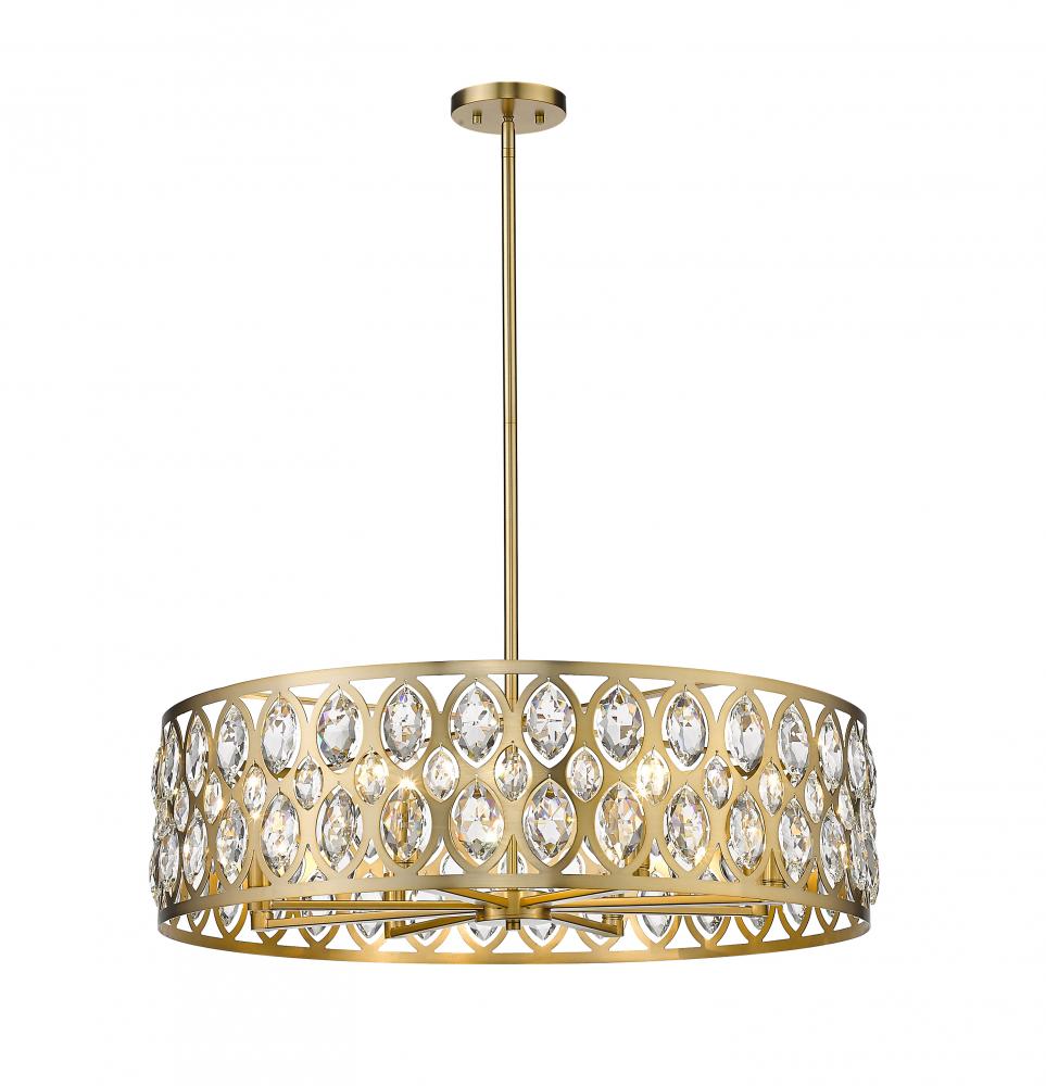 Z-Lite Lighting 6010-30HB Chandelier Transitional - Brass